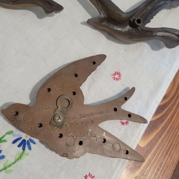 VTG Homco Home Interiors Burwood Flying Sparrows and Gulls Wall Decor Set Of 4 - Picture 9 of 16